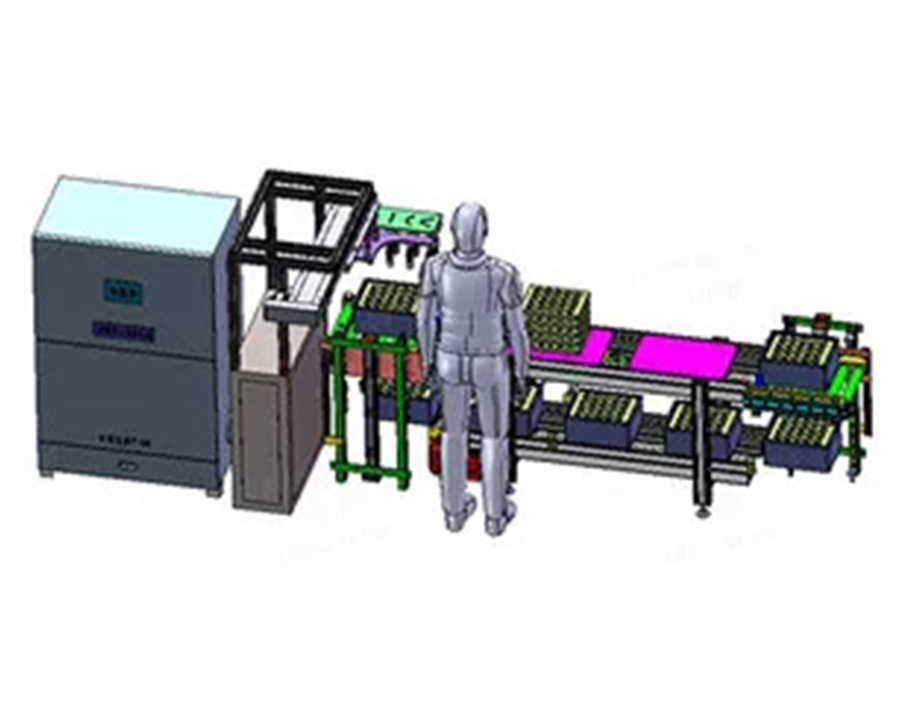 Automatisk produktionslinje för pressning av kiselkarbidpulver